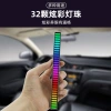Wholesale bar and nightclub DJ music atmosphere led rhythm lights, portable car decoration RGB sound pickup atmosphere lights details Picture